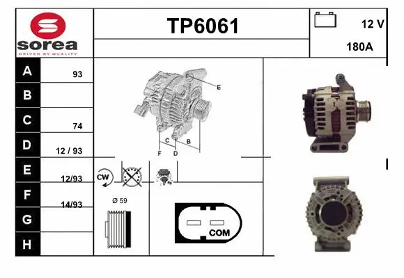 Alternator (TP6061)