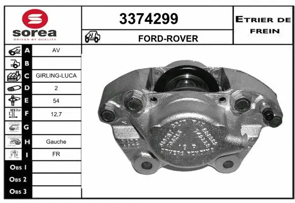 Brake Caliper (3374299)