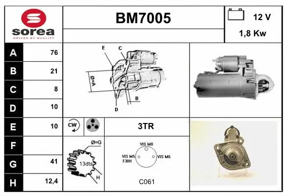 Starter (BM7005)