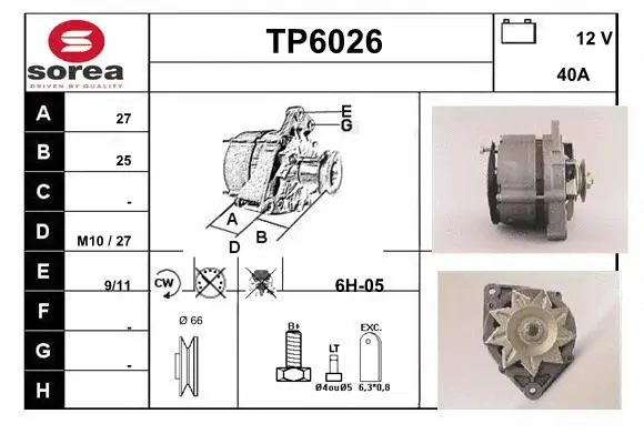 Alternator (TP6026)