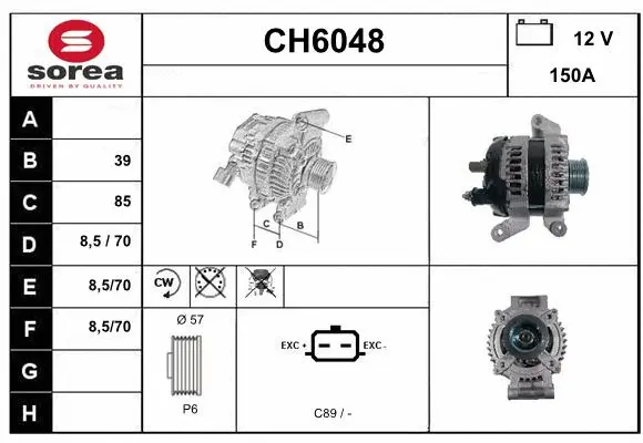 Alternator (CH6048)