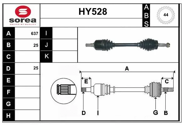 Drive Shaft (HY528)