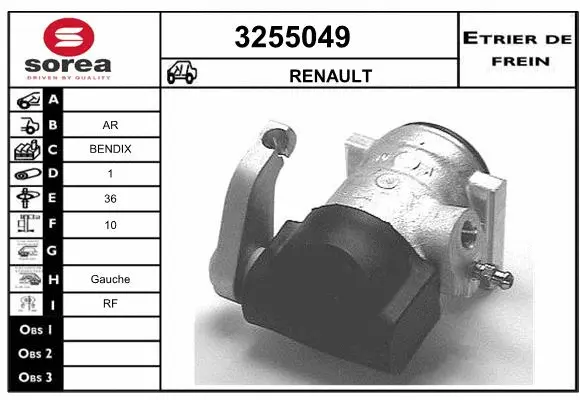 Brake Caliper (3255049)