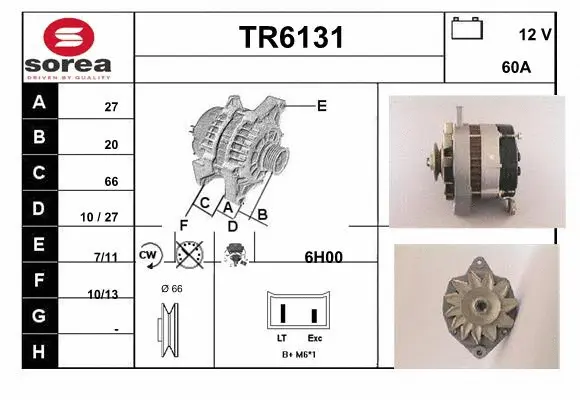 Alternator (TR6131)