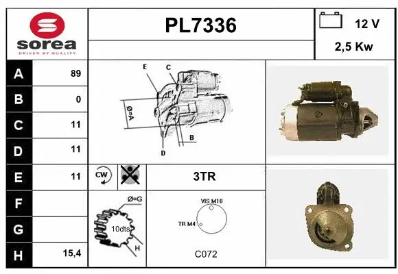 Starter (PL7336)