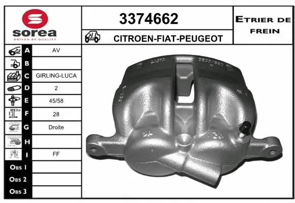 Brake Caliper (3374662)