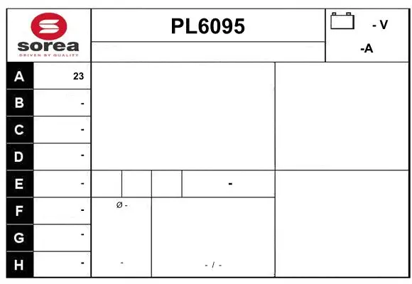 Alternator (PL6095)