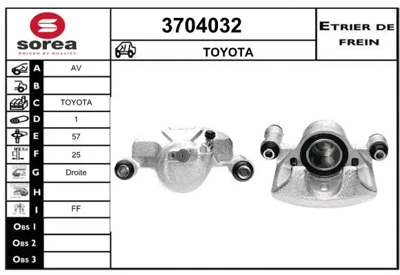 Brake Caliper (3704032)