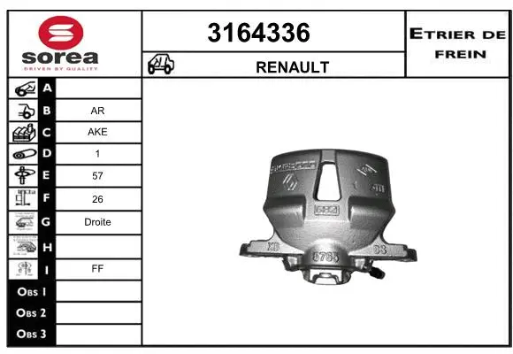 Brake Caliper (3164336)