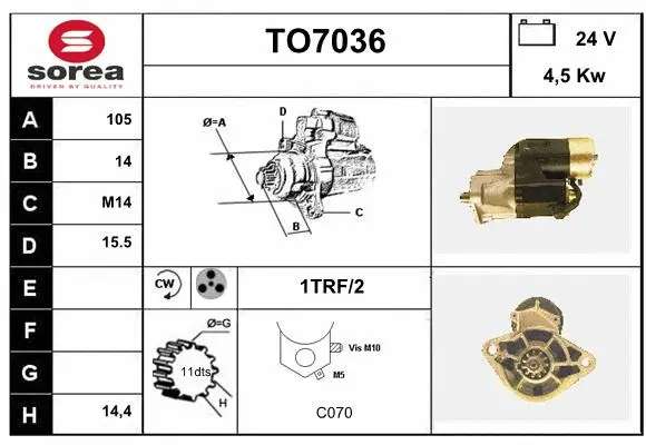 Starter (TO7036)