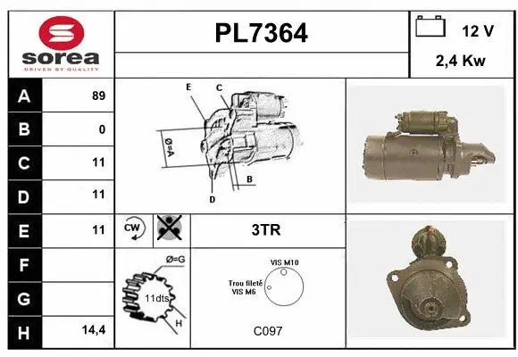 Starter (PL7364)