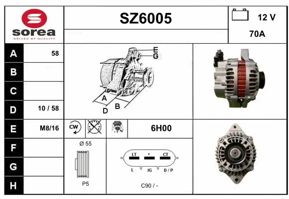 Alternator (SZ6005)