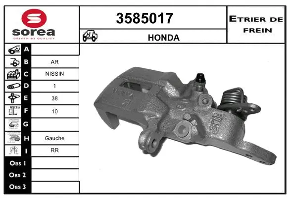 Brake Caliper (3585017)