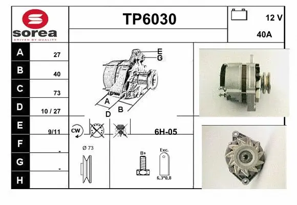 Alternator (TP6030)