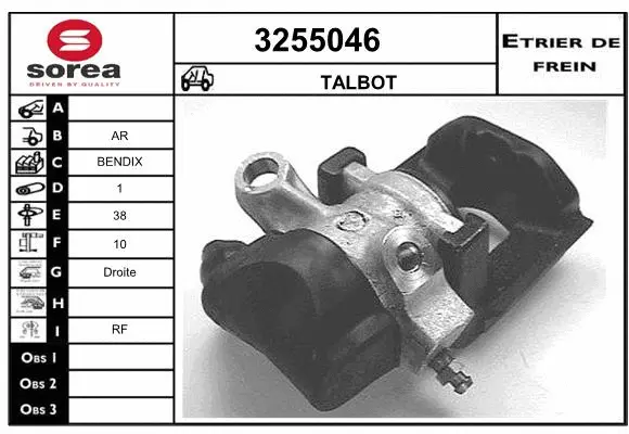 Brake Caliper (3255046)