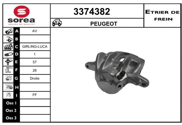Brake Caliper (3374382)