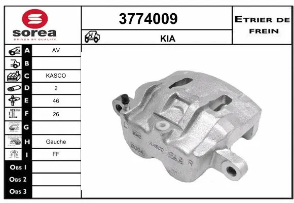 Brake Caliper (3774009)