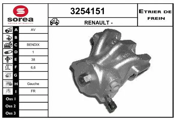 Brake Caliper (3254151)