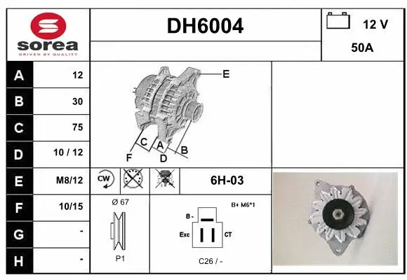 Alternator (DH6004)