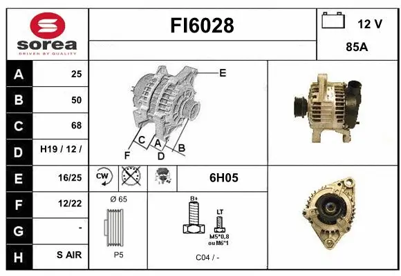 Alternator (FI6028)