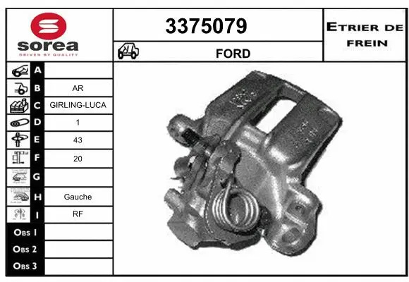 Brake Caliper (3375079)