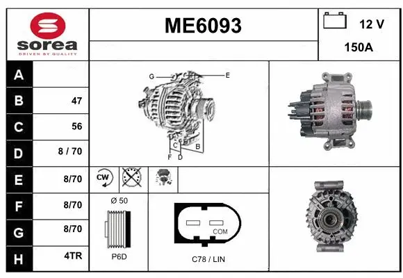Alternator (ME6093)