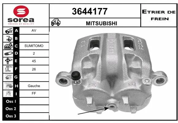 Brake Caliper (3644177)