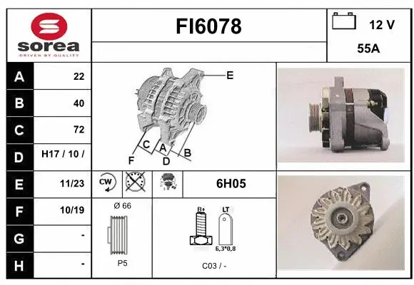 Alternator (FI6078)