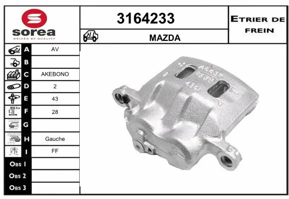 Brake Caliper (3164233)