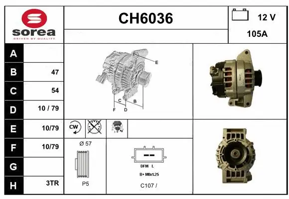 Alternator (CH6036)