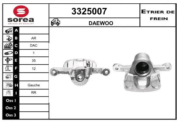 Brake Caliper (3325007)