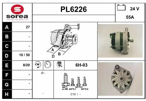 Alternator (PL6226)