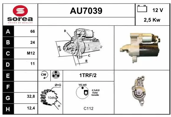 Starter (AU7039)