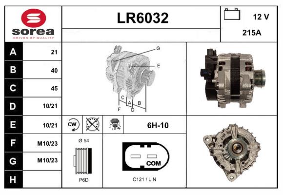 Alternator (LR6032)