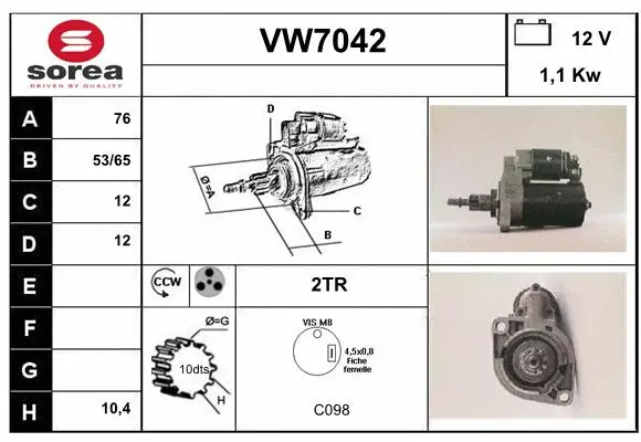 Starter (VW7042)