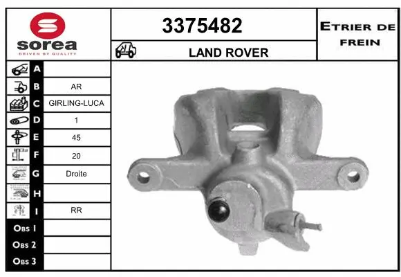 Brake Caliper (3375482)
