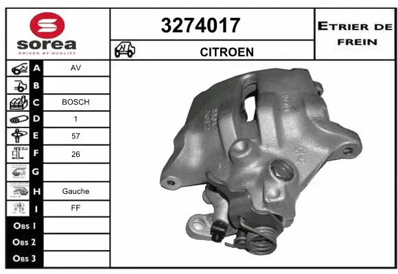 Brake Caliper (3274017)