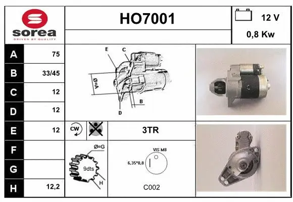 Starter (HO7001)