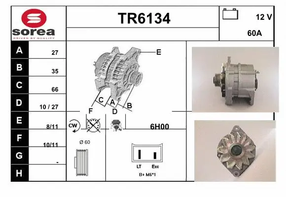Alternator (TR6134)