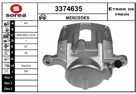 Brake Caliper (3374635)