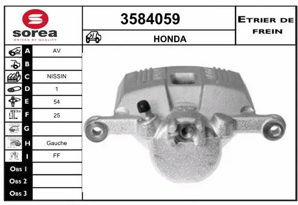 Brake Caliper (3584059)