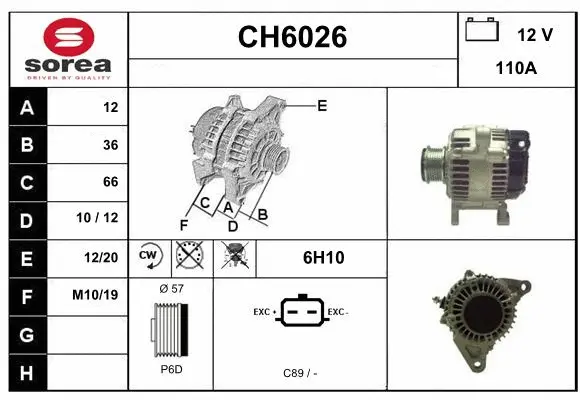 Alternator (CH6026)
