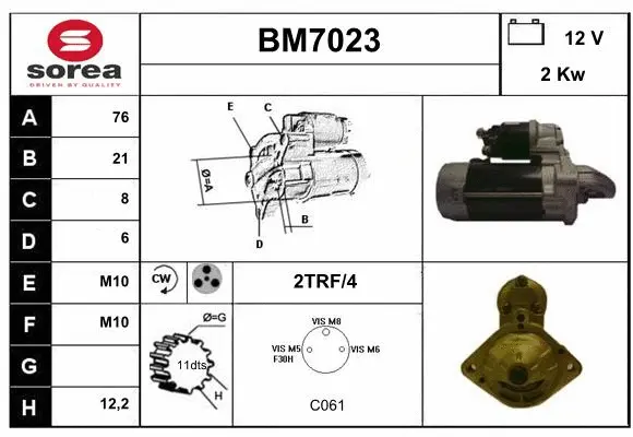 Starter (BM7023)