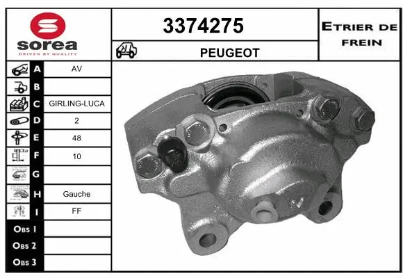 Brake Caliper (3374275)