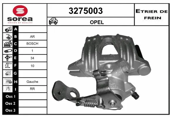 Brake Caliper (3275003)