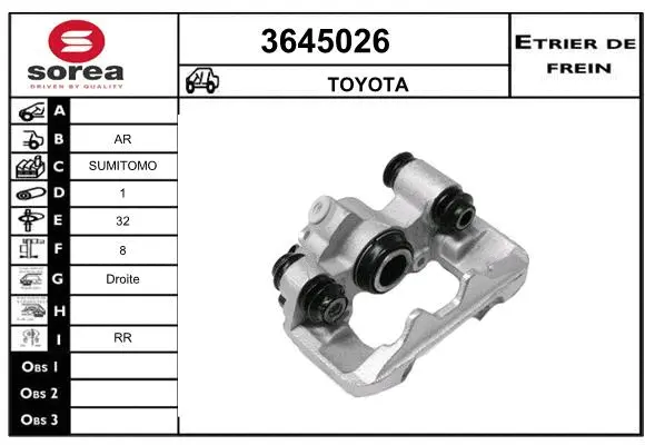 Brake Caliper (3645026)