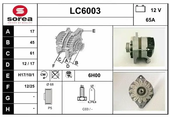 Alternator (LC6003)