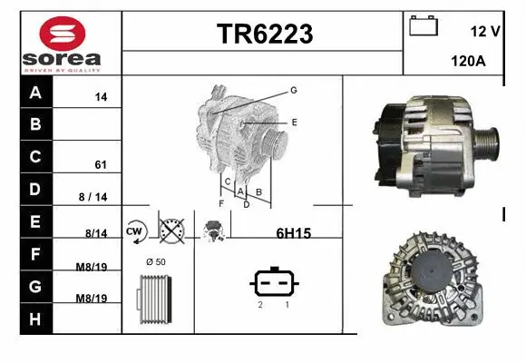Alternator (TR6223)