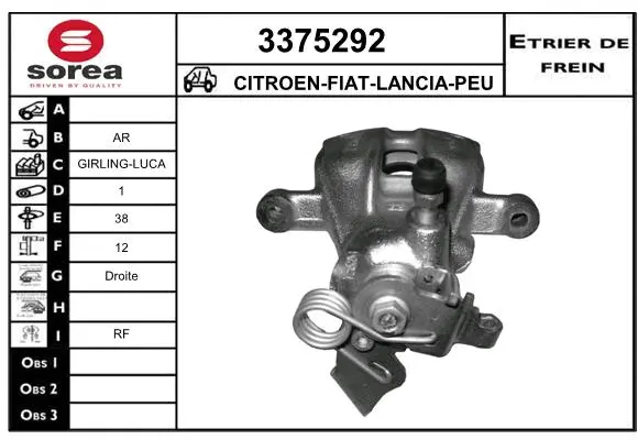 Brake Caliper (3375292)