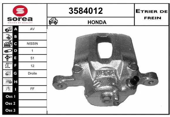 Brake Caliper (3584012)